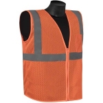 ORANGE CLASS 2 VEST WITH MSI LOGO  - PROTECTIVE_CLOTHING