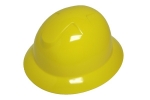 DURASHELL YELLOW FULL BRIM HARD HAT WITH RATCHET SUSPENSION - HEAD_PROTECTION