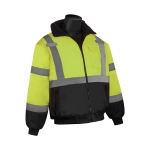 HI-VIZ GREEN BOMBER JACKETS CLASS 3 - PROTECTIVE_CLOTHING
