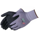 5150D BLACK KNIT FOAM PALM DOTTED GLOVES (DZ) - GLOVES